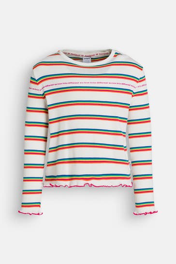 DESIGUAL Langarmshirt gestreift