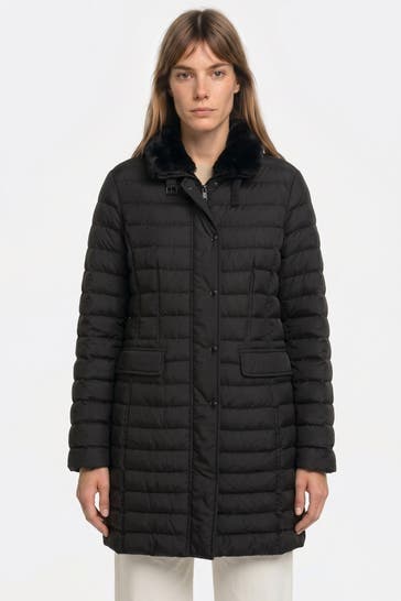 FUCHS SCHMITT Light-Steppmantel schwarz