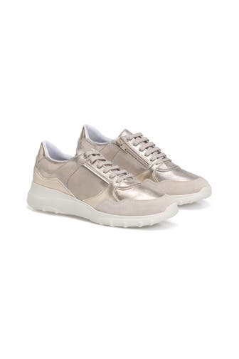 GEOX Leder-Sneaker 'Alleniee' zweifarbig