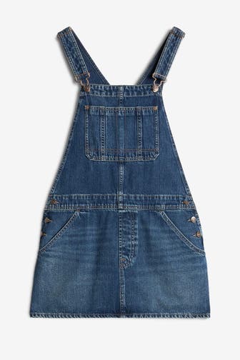 7 FOR ALL MANKIND Latzkleid dunkelblau