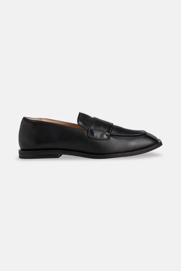GARMENT PROJECT Leder-Loafer 'Lilo' schwarz
