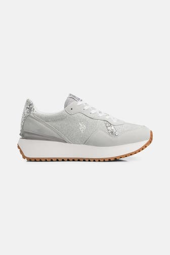 U.S. POLO ASSN. Sneaker 'Bayle' silber