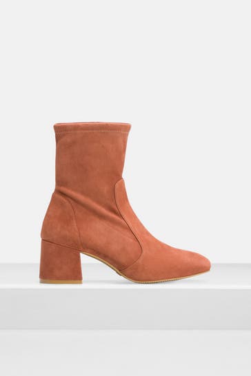 STUART WEITZMAN Stiefeletten 'Sleek' rotbraun