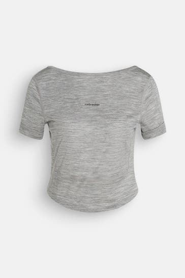 ICEBREAKER Wollmix-Shirt grau