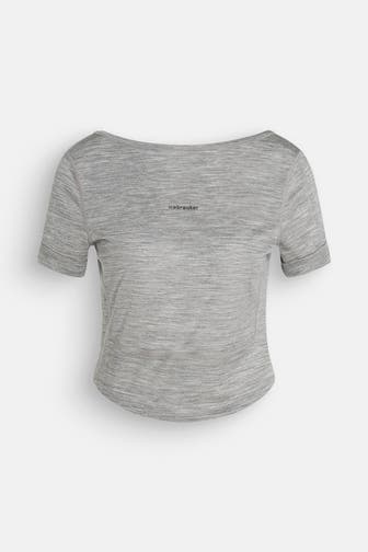 ICEBREAKER Wollmix-Shirt grau