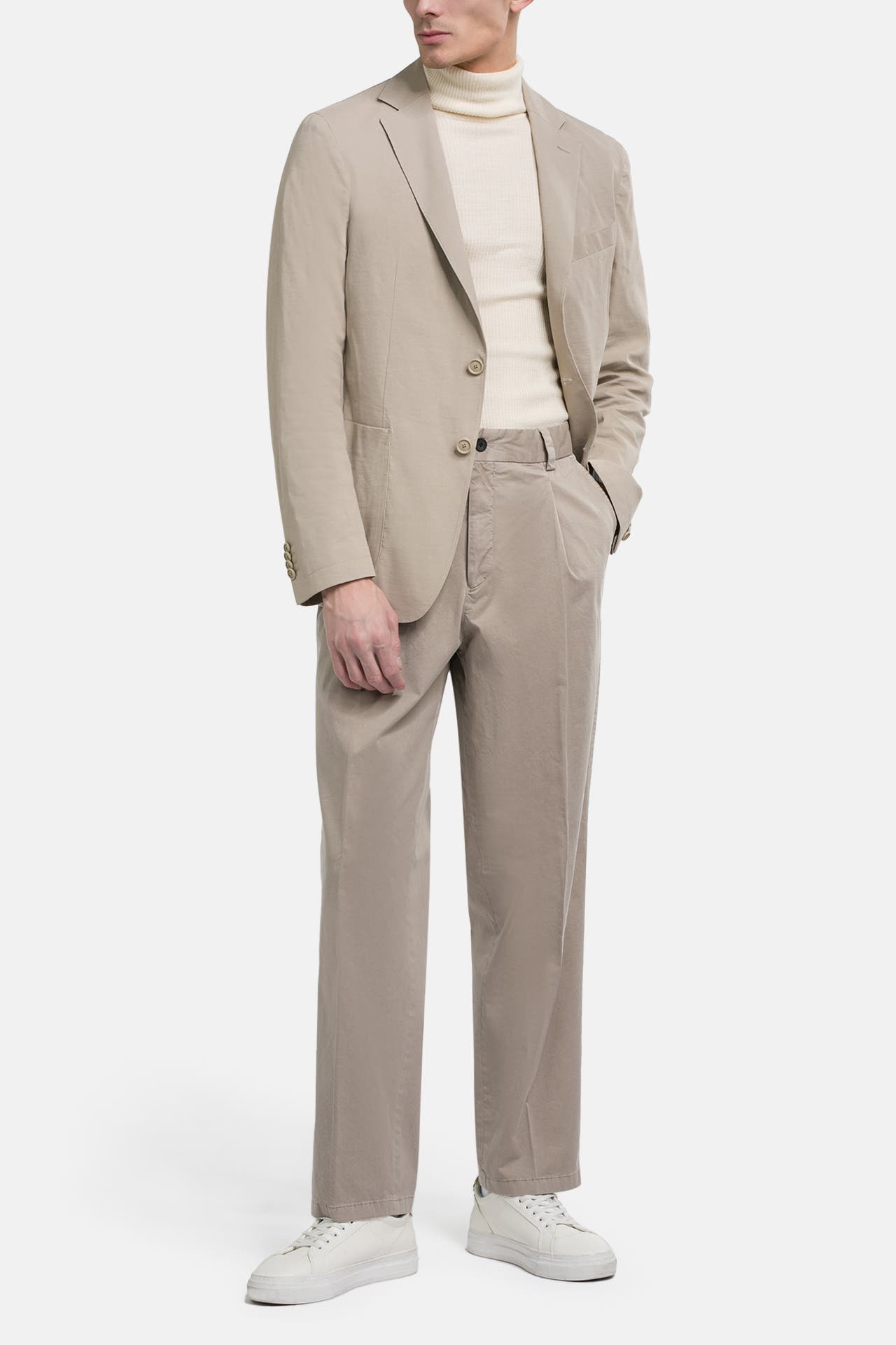 BOSS Leinen-Sakko 'Hanry' beige, Bild 1