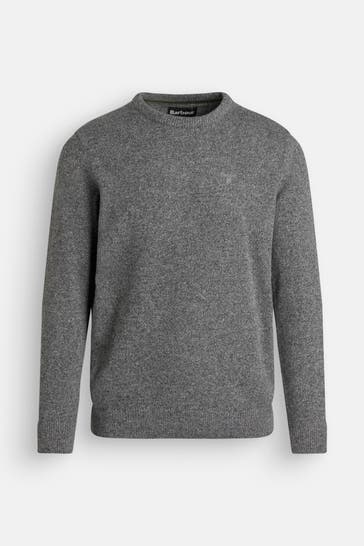 BARBOUR Wollmix-Pullover grau