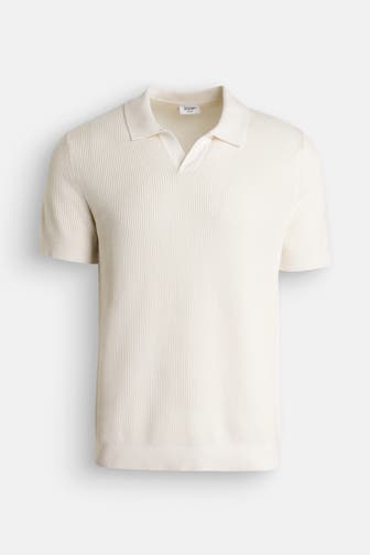 JOOP! JEANS Strick-Polo 'Adrianor' ecru