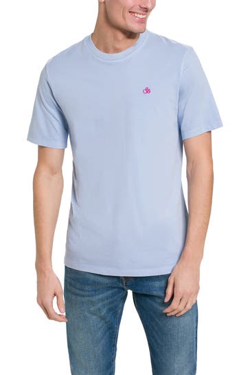 SCOTCH & SODA T-Shirt taubenblau