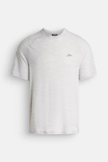 J.LINDEBERG SPORTSWEAR Funktionsshirt 'Brent' hellgrau