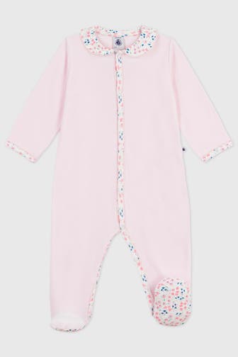 PETIT BATEAU Strampler rosa floral