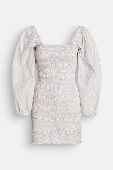 GANNI Kleid rosa floral