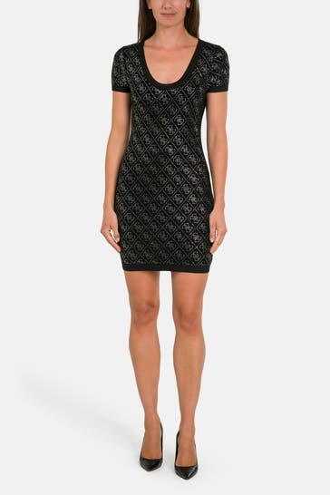 GUESS Strickkleid 'Paige' schwarz