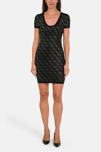 GUESS Strickkleid 'Paige' schwarz