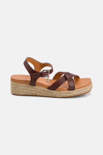 U.S. POLO ASSN. Sandalen 'Astrid' braun