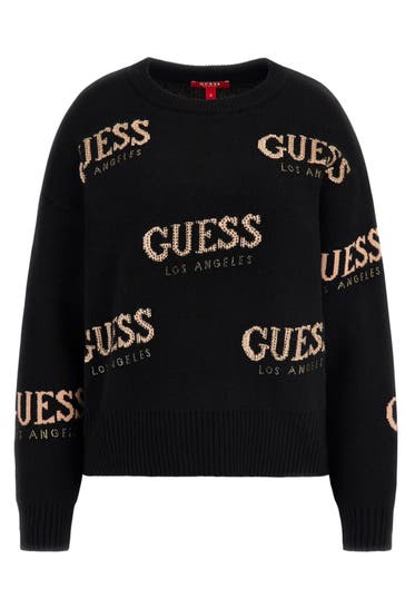 GUESS Strickpullover gemustert