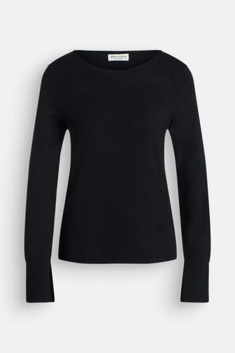MARC O'POLO Longsleeve schwarz