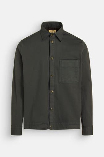 FIL NOIR Overshirt 'Matteo' oliv