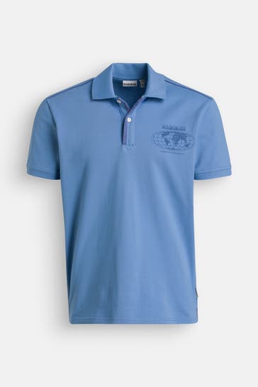NAPAPIJRI Polo-Shirt 'Eseras' taubenblau