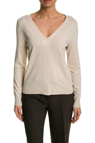 S.OLIVER BLACK LABEL Strickpullover beige
