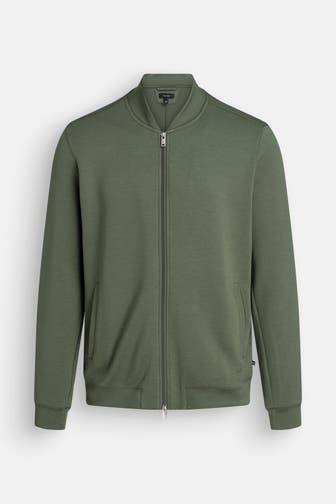 MATINIQUE Sweatjacke 'callum' tannengrün