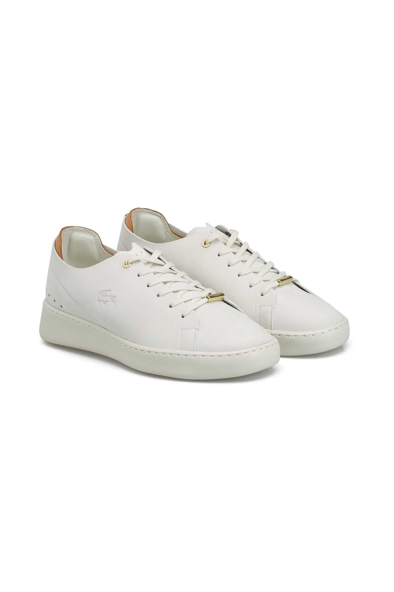 LACOSTE Ledersneaker Eyyla weiB gunstig online kaufen Outletcity