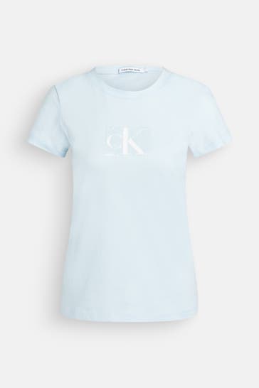 CK JEANS T-Shirt hellblau