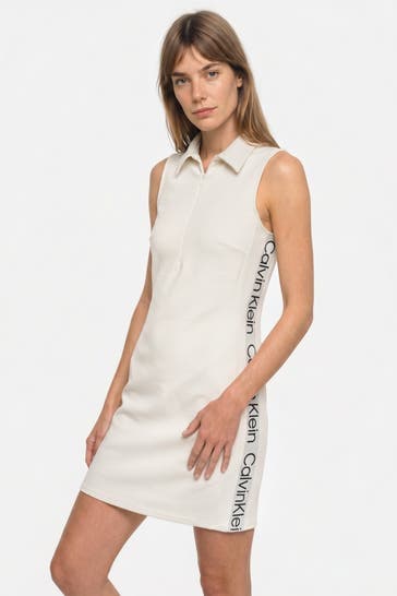 CALVIN KLEIN Minikleid offwhite