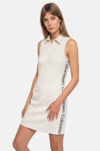CALVIN KLEIN Minikleid offwhite
