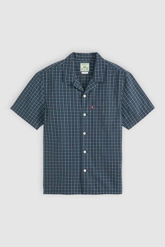 LEVI'S® Kurzarmhemd navy gestreift