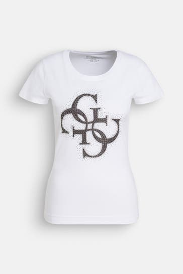GUESS T-Shirt weiß