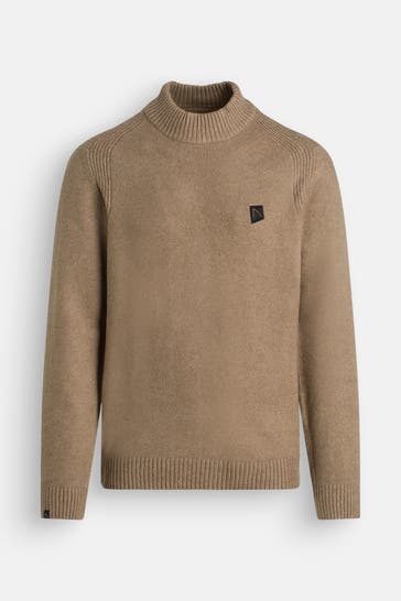CHASIN' Strickpullover 'Trace' braun
