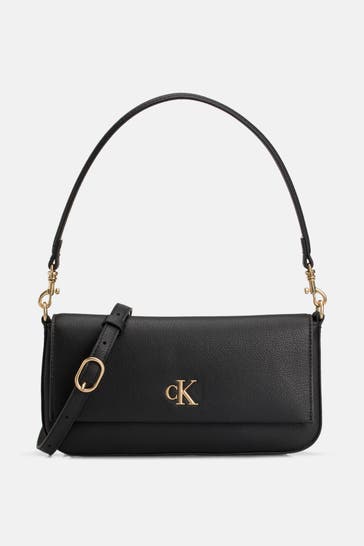 CALVIN KLEIN Schultertasche schwarz
