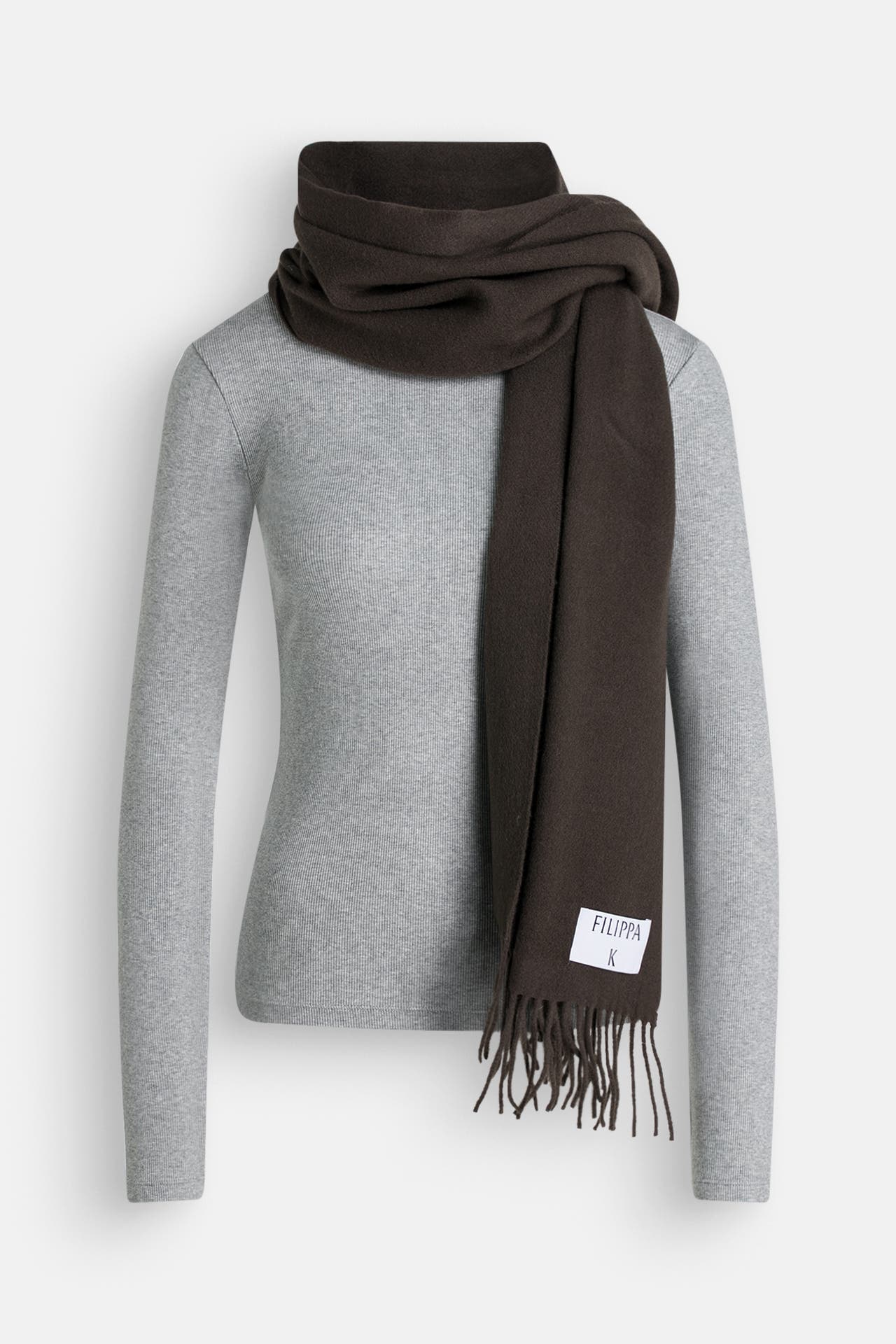FILIPPA K Wollschal dunkelbraun, Bild 1