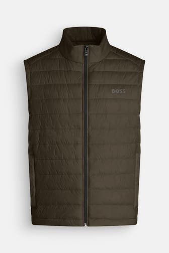 BOSS Steppweste 'Calano' khaki