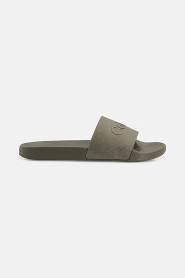 CALVIN KLEIN Slides graugrün