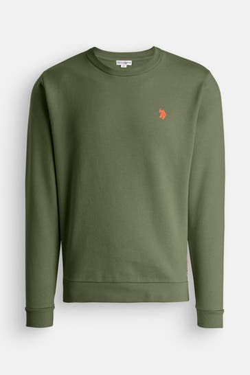 U.S. POLO ASSN. Sweatshirt waldgrün