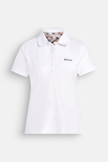 BARBOUR Polo-Shirt 'Portsdown' weiß