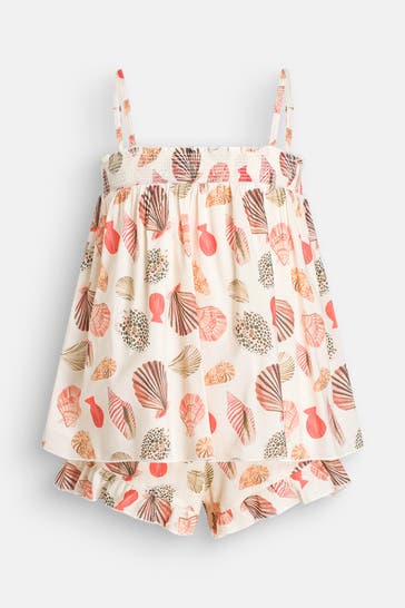 SCOTCH & SODA Set: Top und Shorts beige gemustert