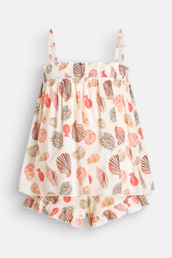 SCOTCH & SODA Set: Top und Shorts beige gemustert