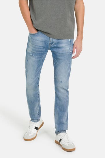 ELIAS RUMELIS Jeans blau tapered