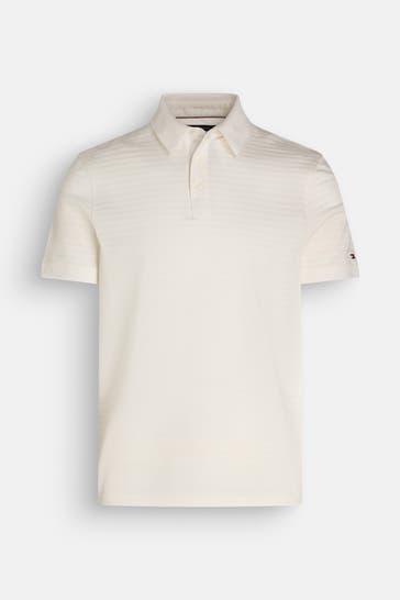 TOMMY HILFIGER Polo-Shirt ecru