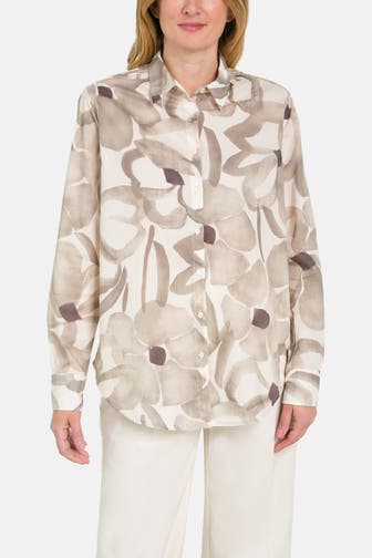 0039 ITALY Bluse 'Mira' gemustert