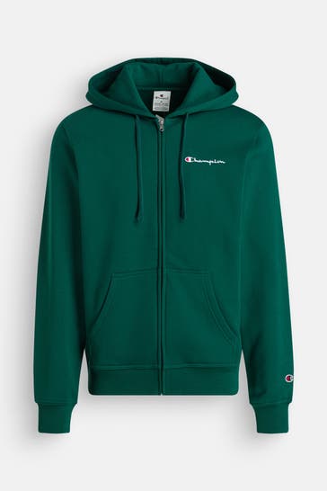 CHAMPION Sweatjacke dunkelgrün