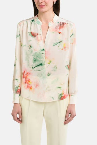 BOSS Seidenbluse 'Banora' gemustert