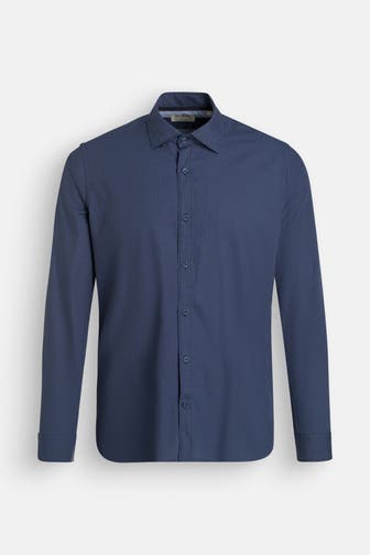 FIL NOIR Casual-Hemd dunkelblau
