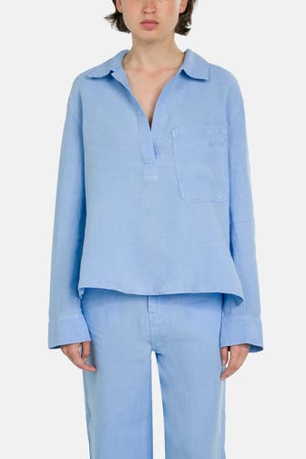 ELIAS RUMELIS Blusenshirt blau