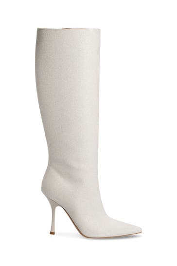 LIU JO Stiefel 'Glam' offwhite glitzernd