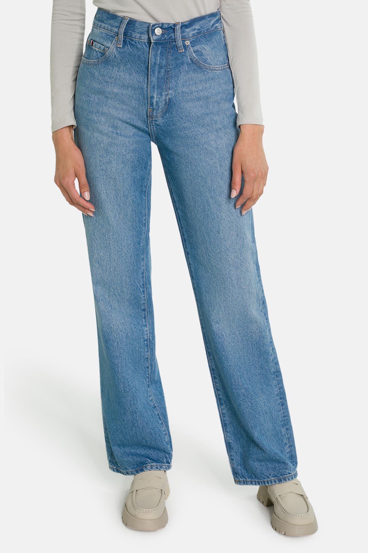 TOMMY HILFIGER Jeans blau bootcut, Bild 1