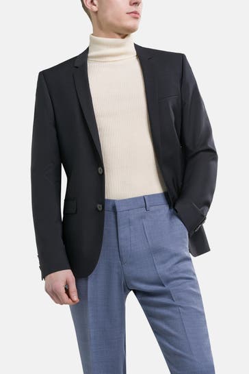 HUGO Wollsakko nachtblau